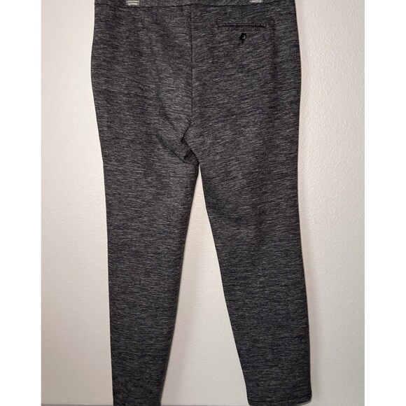 Anthropologie Cartonnier Ponte Knit Pants Size 12 Gray Seamed Career Zip Pockets - Picture 2 of 8
